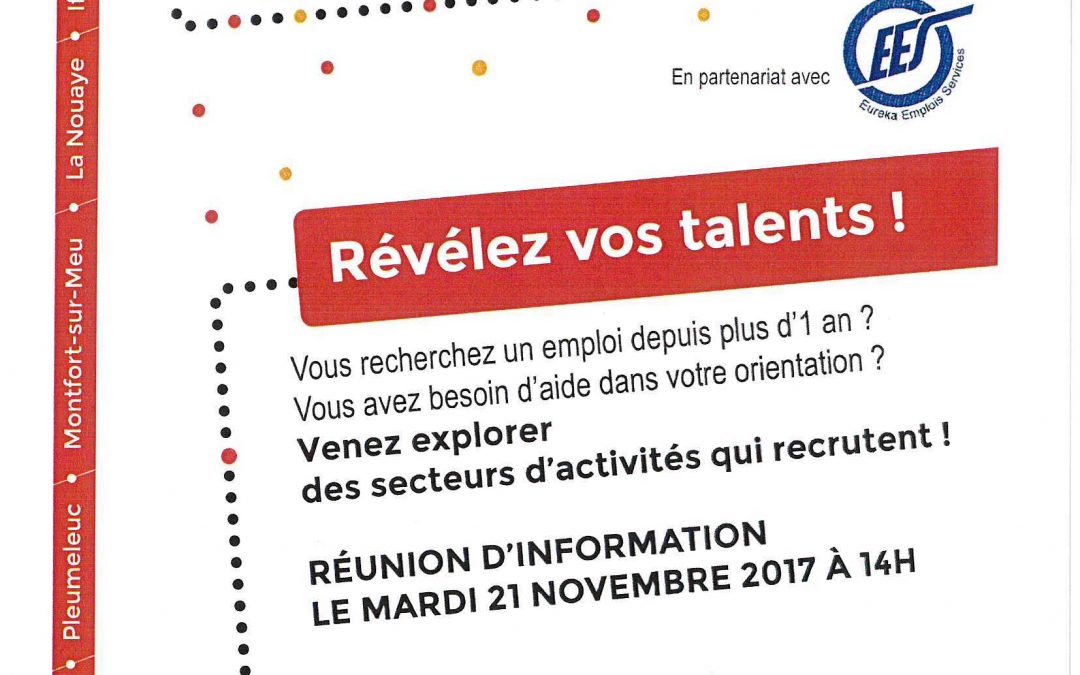 L’action « Agit’emploi » se remet en place cette année, inscrivez-vous!