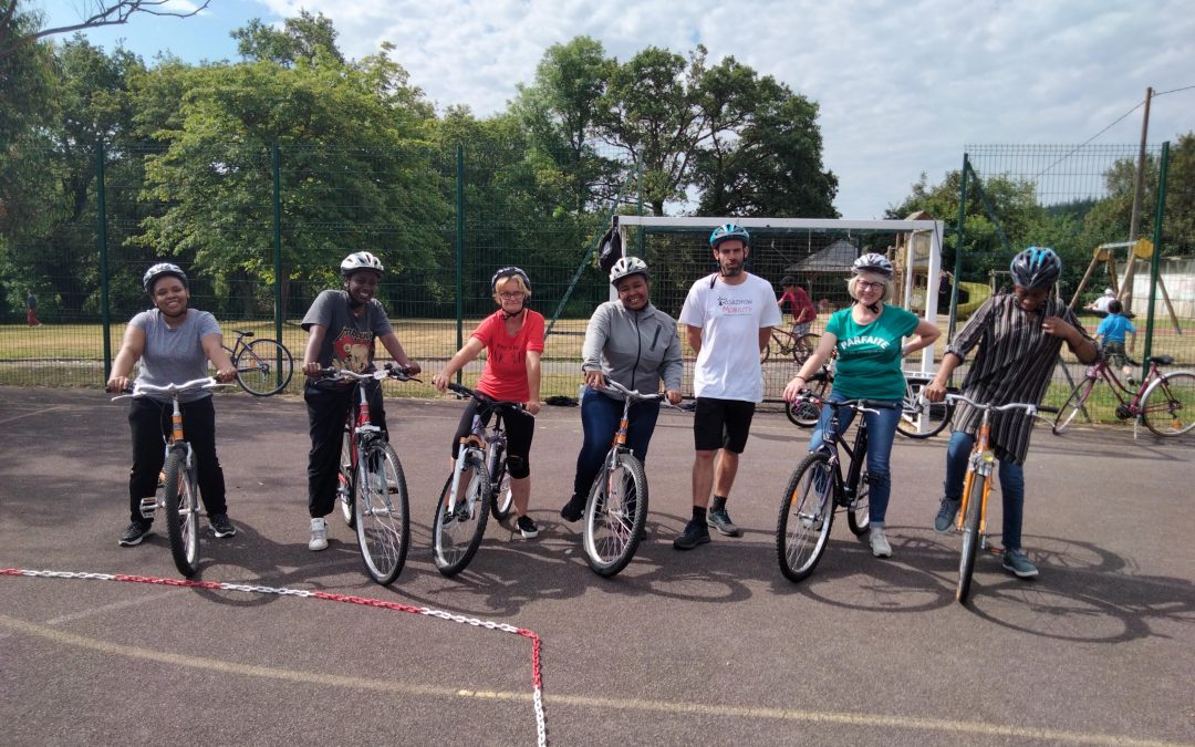 Mise en place d’une session de vélo-école sur le Pays de Brocéliande